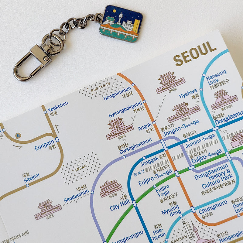 Carnet A5 Metro Séoul