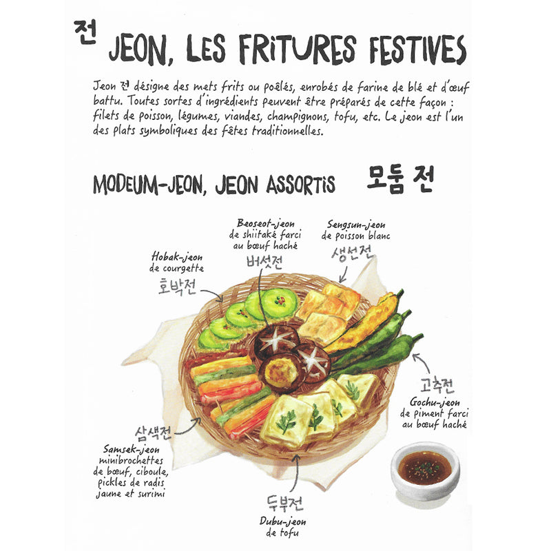 La cuisine coréenne Illustrée